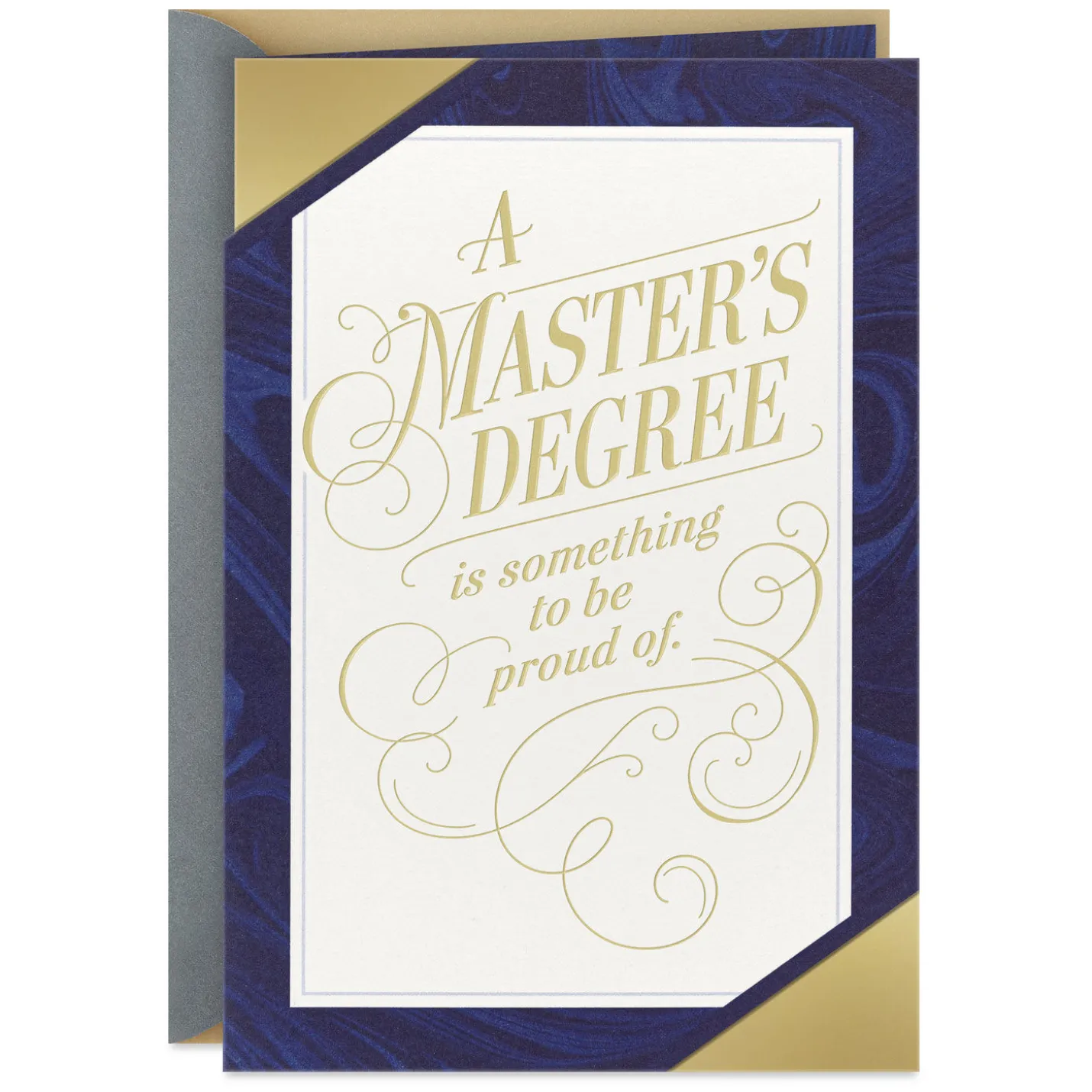 Be Proud Master's Degree Graduation Card