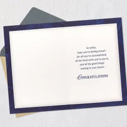Be Proud Master's Degree Graduation Card