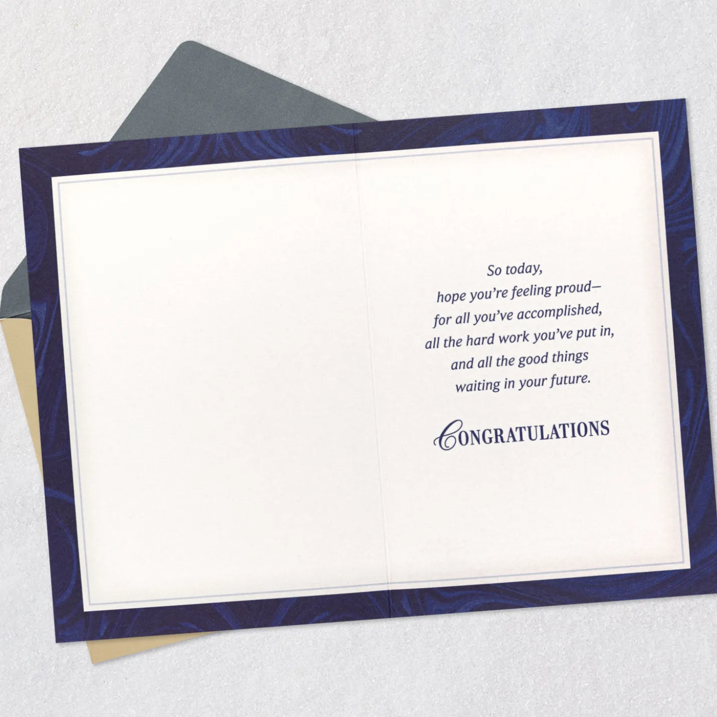 Be Proud Master's Degree Graduation Card