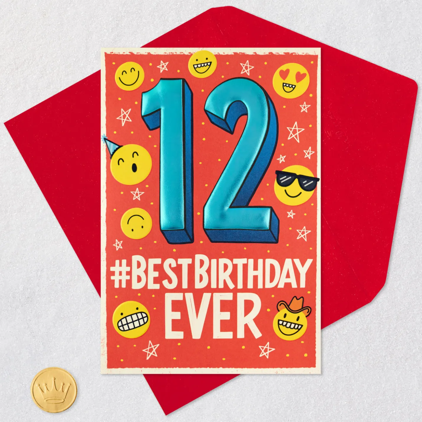 Best Birthday Ever Pop-Up 12th Birthday Card