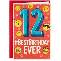 Best Birthday Ever Pop-Up 12th Birthday Card