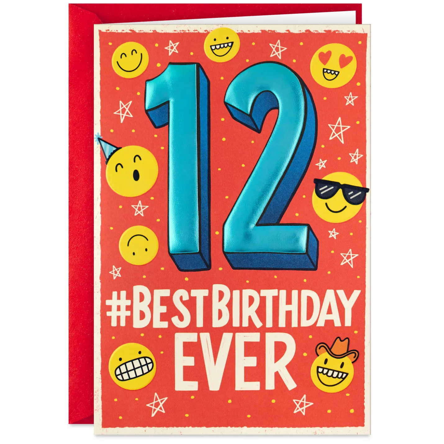 Best Birthday Ever Pop-Up 12th Birthday Card