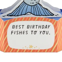 Best Birthday Fishes Funny 3D Pop-Up Birthday Card