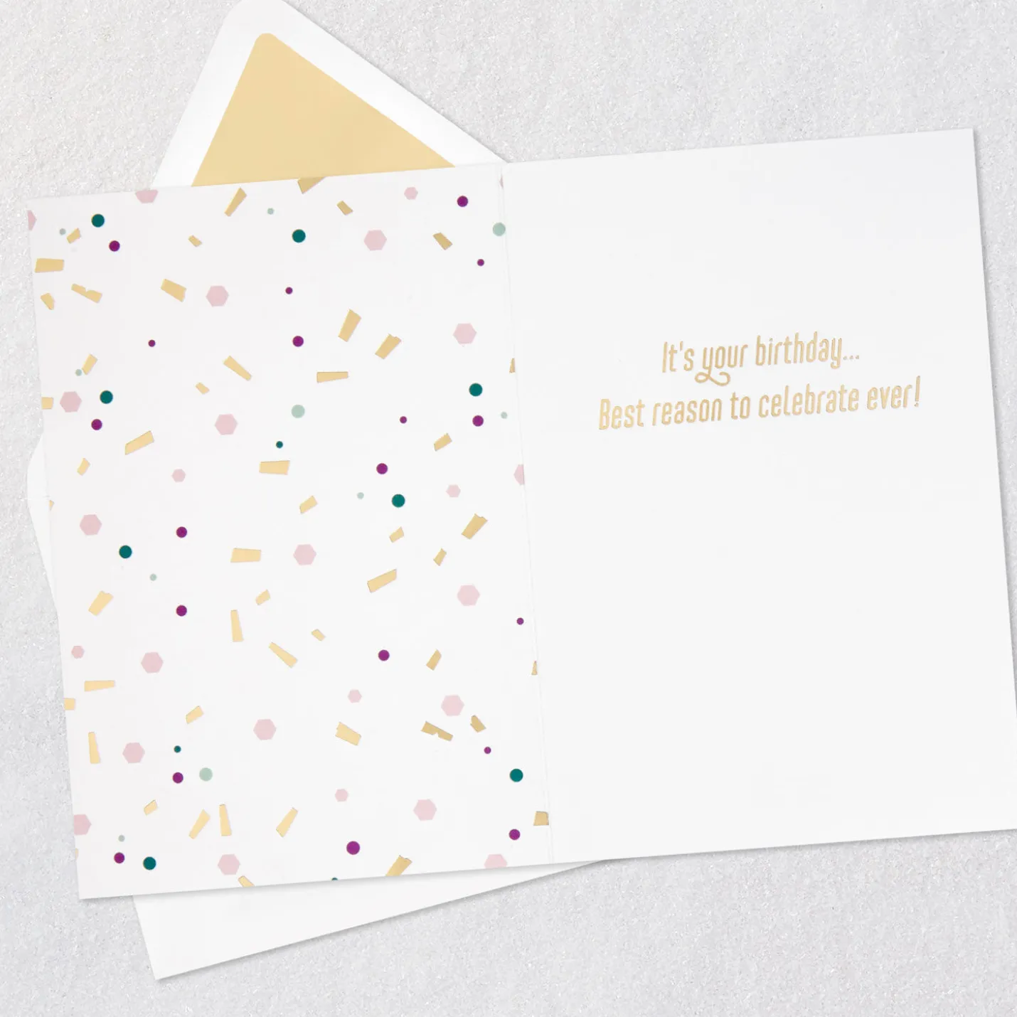 Best Reason to Celebrate Birthday Card with Party Headband