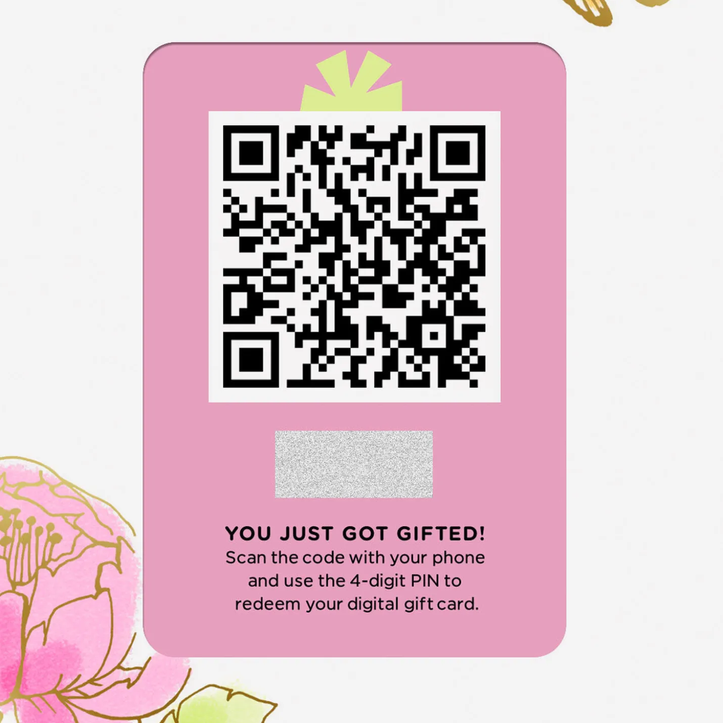 Best Year Yet Butterflies and Flowers Gift Card Greeting Birthday Card