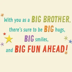 Best Big Brother New Baby Card