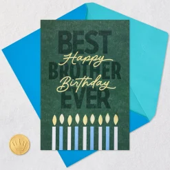 Best Brother Ever Birthday Card for Him