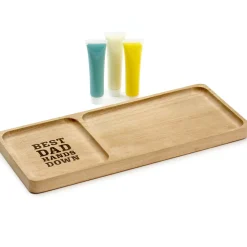 Best Dad Hands Down Trinket Tray Handprint Kit, 12x5