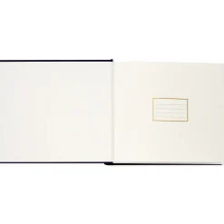 Best Day Ever Gold on Navy Linen Photo Album