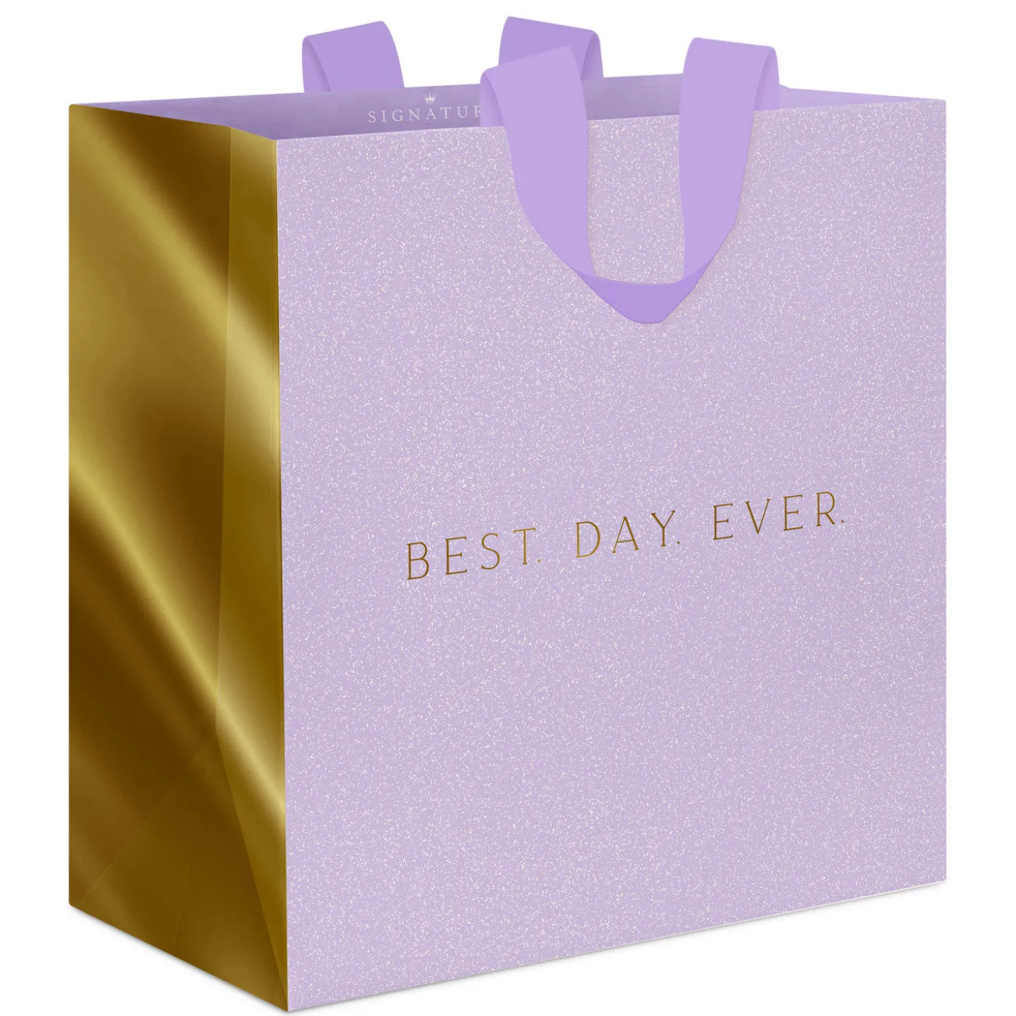 7.7" Best Day Ever Lavender Medium Gift Bag