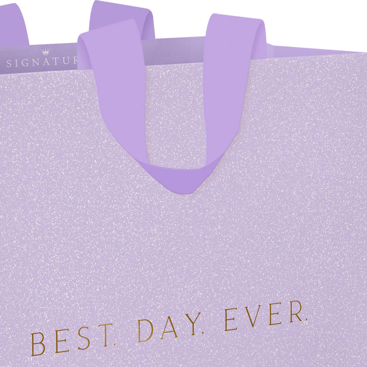 7.7" Best Day Ever Lavender Medium Gift Bag