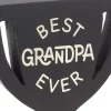 Best Grandpa Ever Trophy-Shaped Quote Sign, 5.3x6