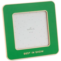 Best in Show Green Enamel Picture Frame, 4x4