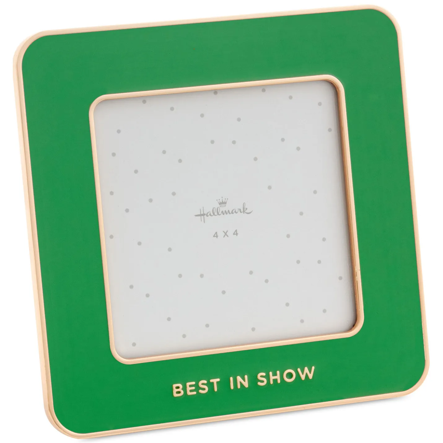 Best in Show Green Enamel Picture Frame, 4x4