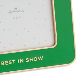 Best in Show Green Enamel Picture Frame, 4x4