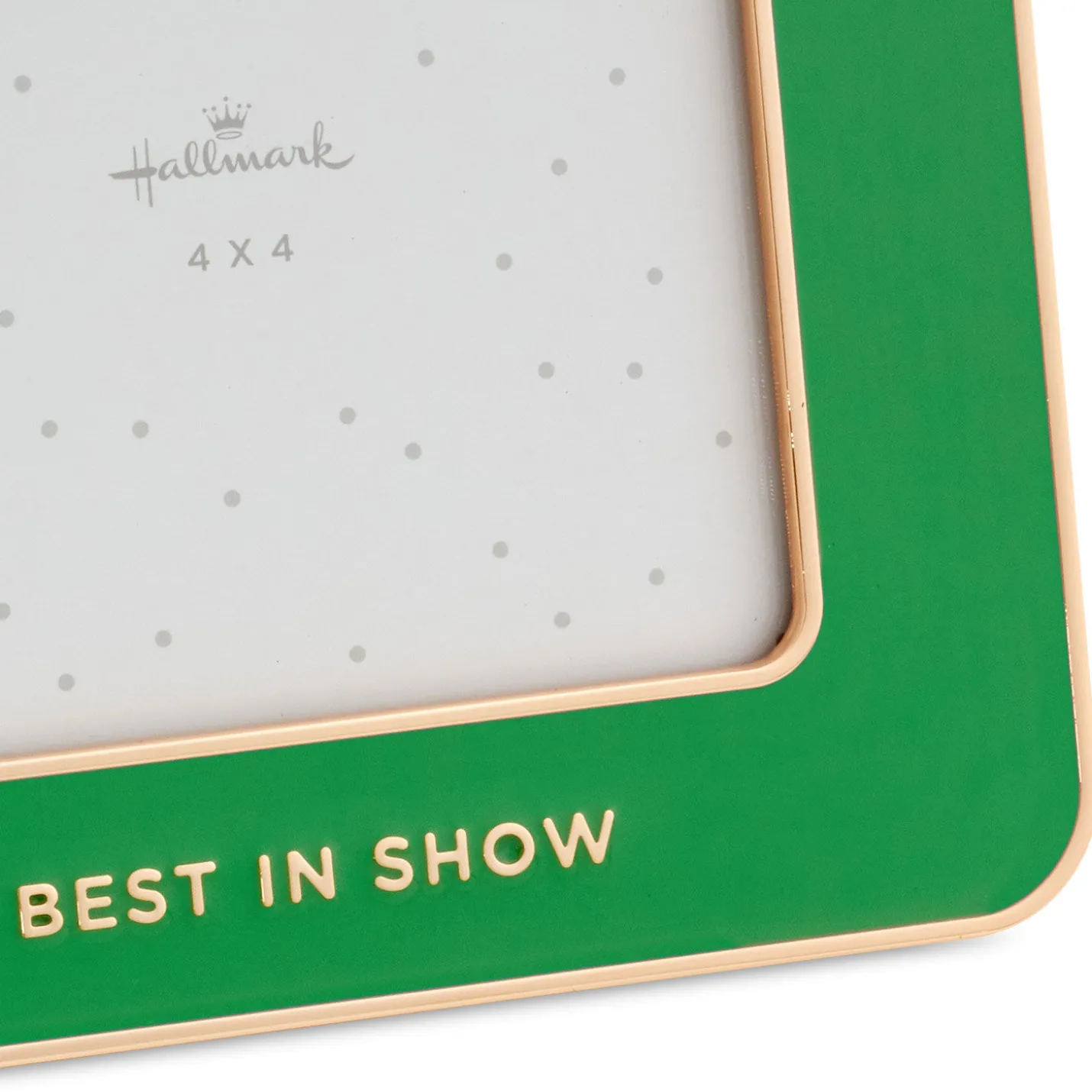 Best in Show Green Enamel Picture Frame, 4x4
