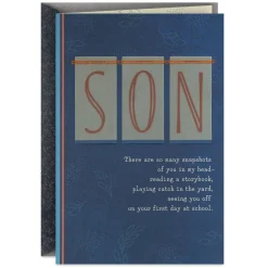 Best Memories and More to Come Birthday Card for Son