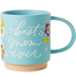 Best Mom Ever Floral Mug, 16 oz.