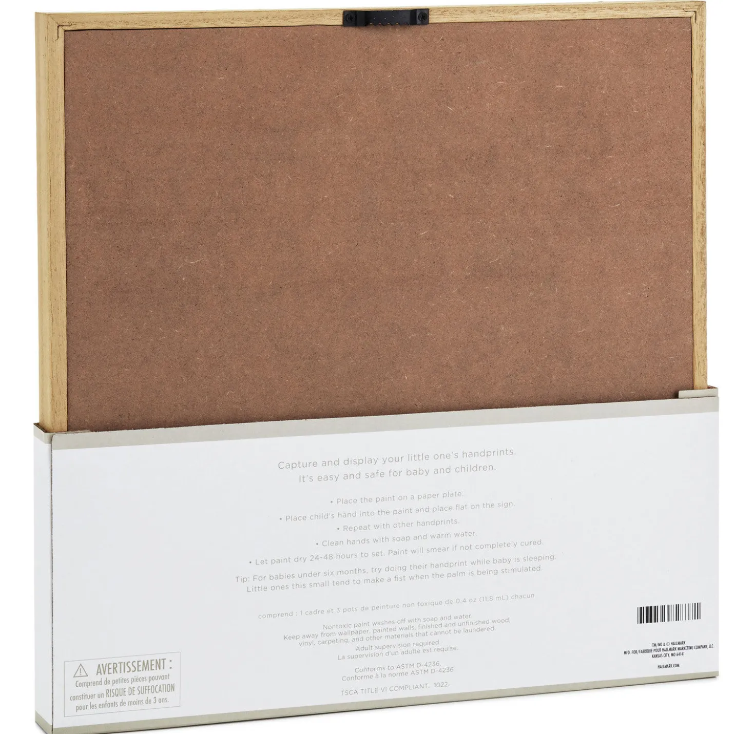 Best Mommy Hands Down Wood Sign Handprint Kit