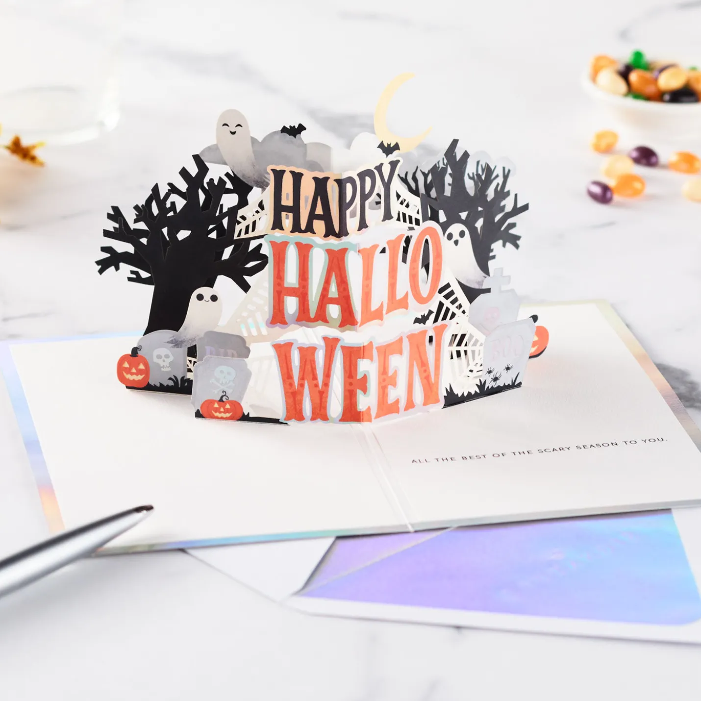 Best of the Scary Season to You 3D Pop-Up Halloween Card