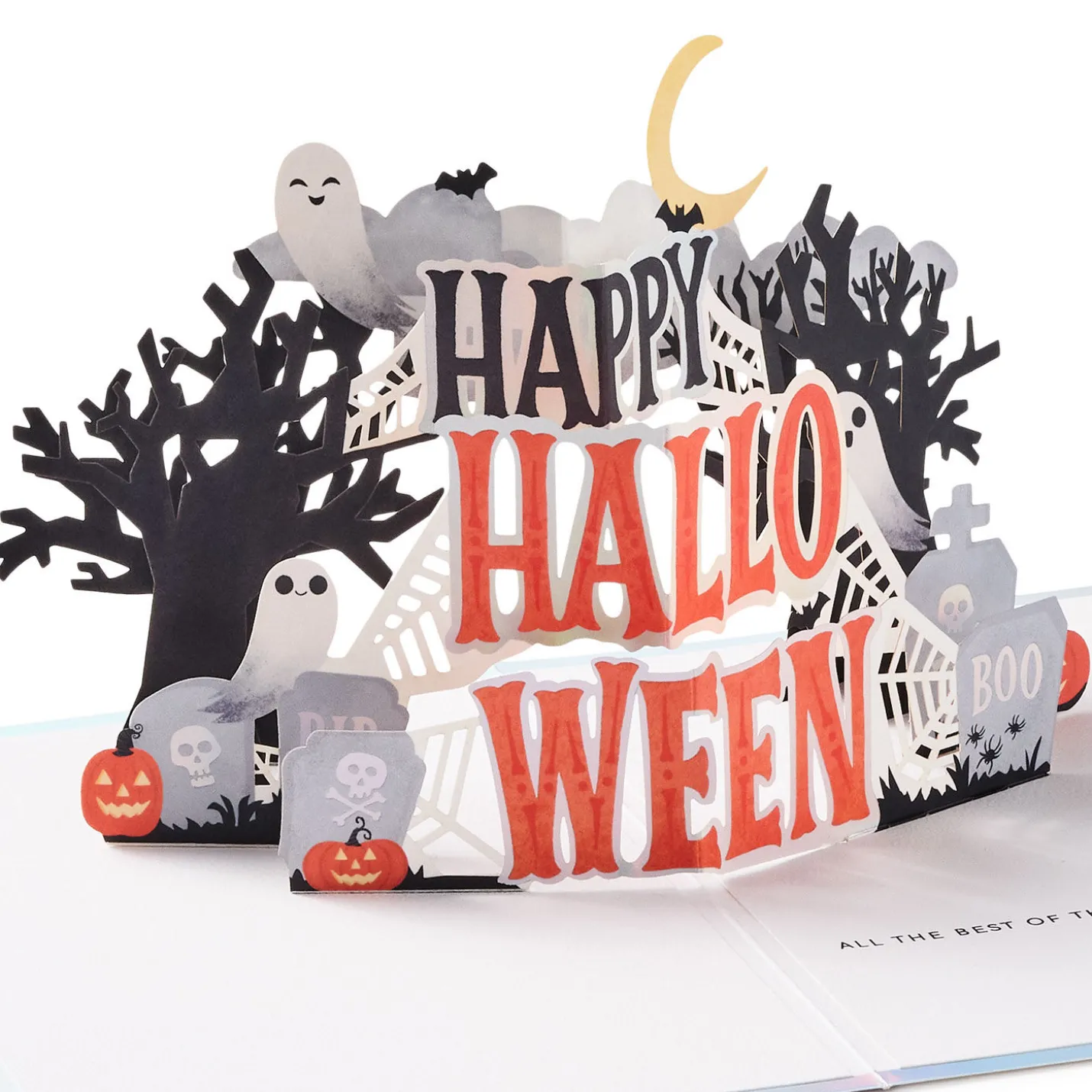 Best of the Scary Season to You 3D Pop-Up Halloween Card