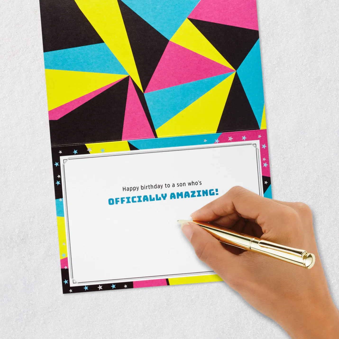 Best Son Customizable Birthday Card With Fill-in-the-Blank Certificate
