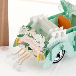 Best Wishes for the Road Ahead 3D Pop-Up Wedding Card