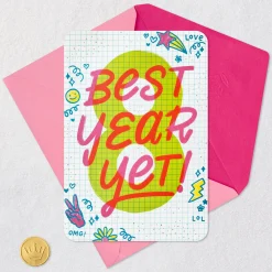 Best Year Yet 8th Birthday Card