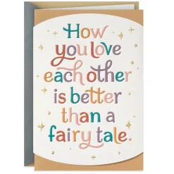 Better Than a Fairy Tale Anniversary Card for Family