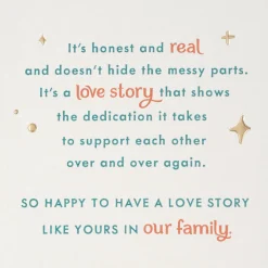 Better Than a Fairy Tale Anniversary Card for Family