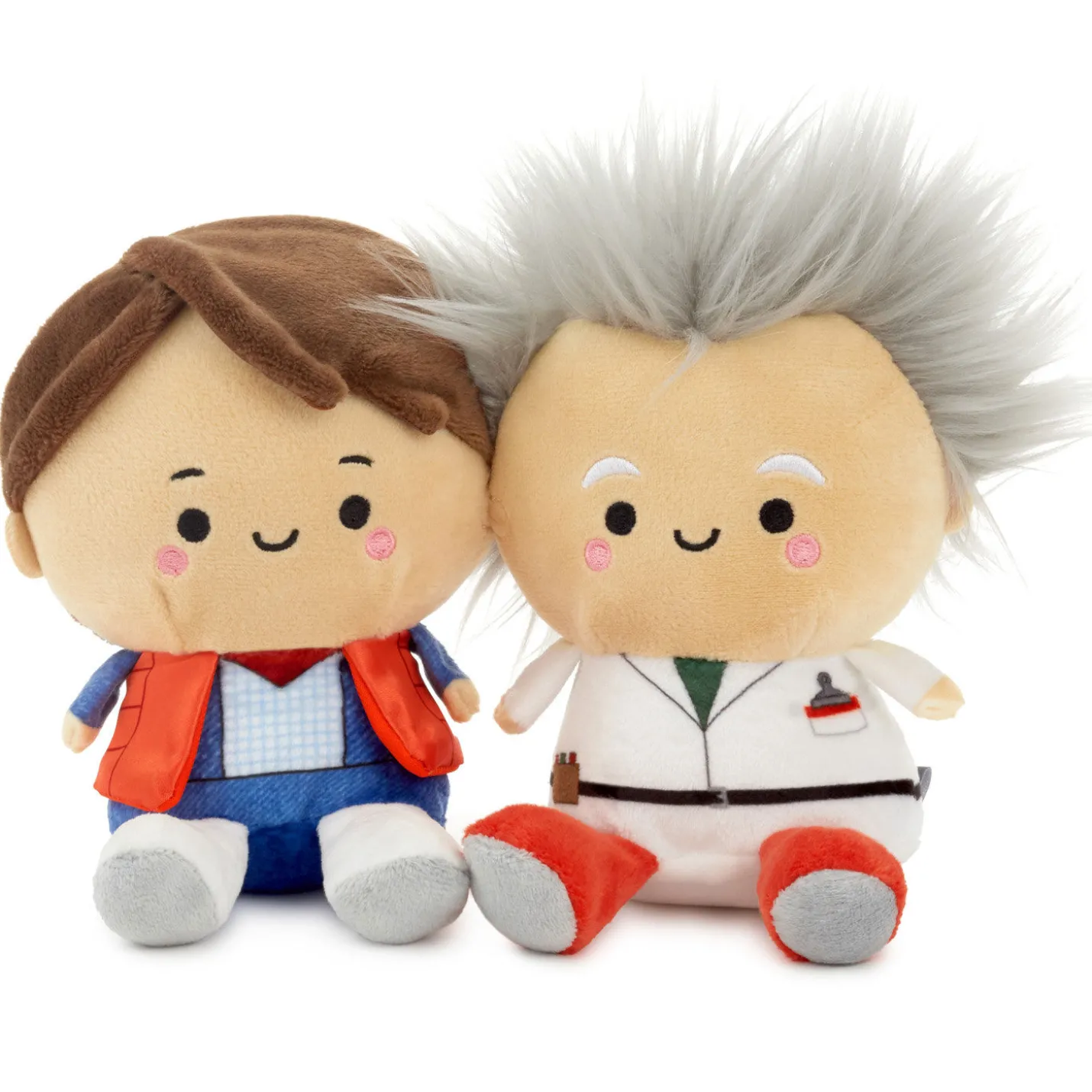 Better Together Back to the Future Doc and Marty McFly Magnetic Plush Pair, 5.5" H
