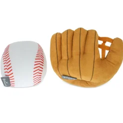 Better Together Baseball and Glove Magnetic Plush Pair, 5" H