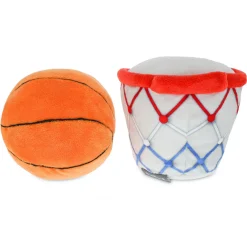Better Together Basketball and Hoop Magnetic Plush Pair, 6" H