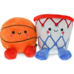 Better Together Basketball and Hoop Magnetic Plush Pair, 6