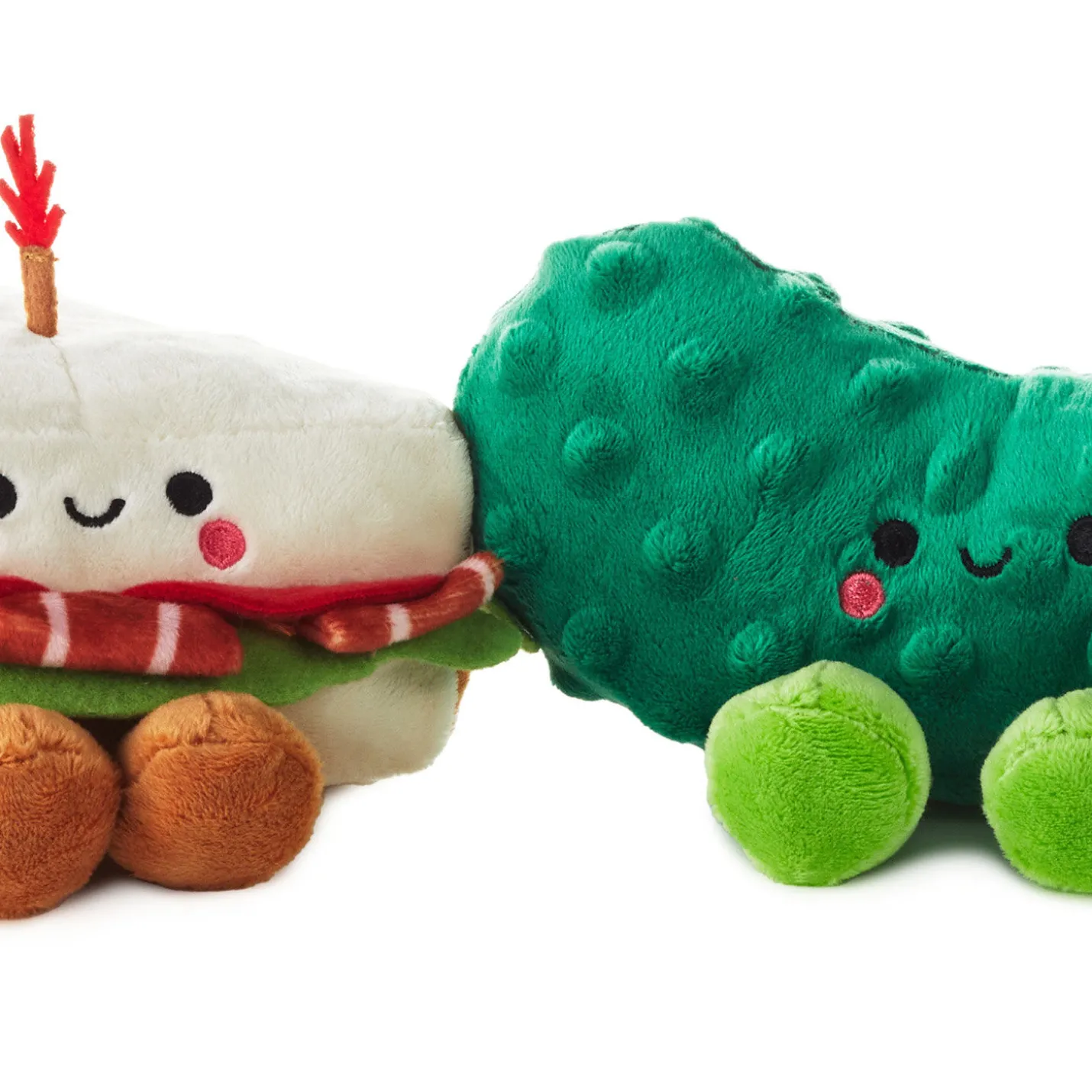 Better Together BLT and Pickle Magnetic Plush Pair, 4"