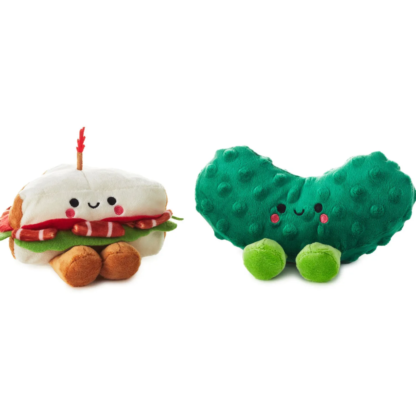 Better Together BLT and Pickle Magnetic Plush Pair, 4"