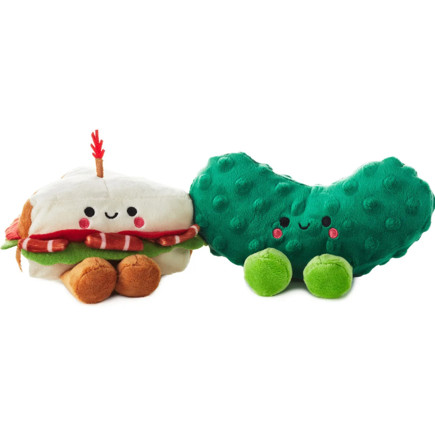 Better Together BLT and Pickle Magnetic Plush Pair, 4"