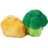 Better Together Broccoli and Cheese Magnetic Plush, 5.75"