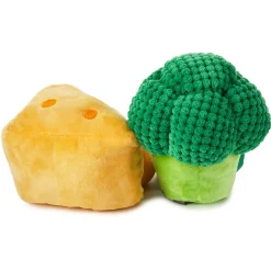 Better Together Broccoli and Cheese Magnetic Plush, 5.75"