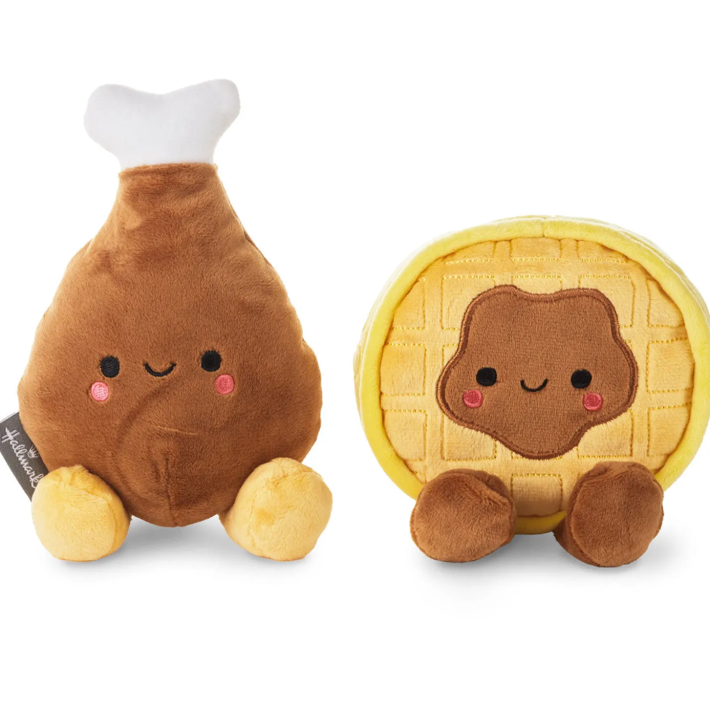 Better Together Chicken and Waffle Magnetic Plush, 6.75"