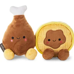 Better Together Chicken and Waffle Magnetic Plush, 6.75