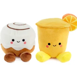 Better Together Cinnamon Roll and Orange Juice Magnetic Plush Pair, 5"