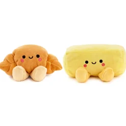 Better Together Croissant and Butter Magnetic Plush Pair, 2.5