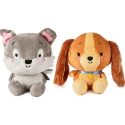 Better Together Disney Lady and the Tramp Magnetic Plush Pair, 5.5"