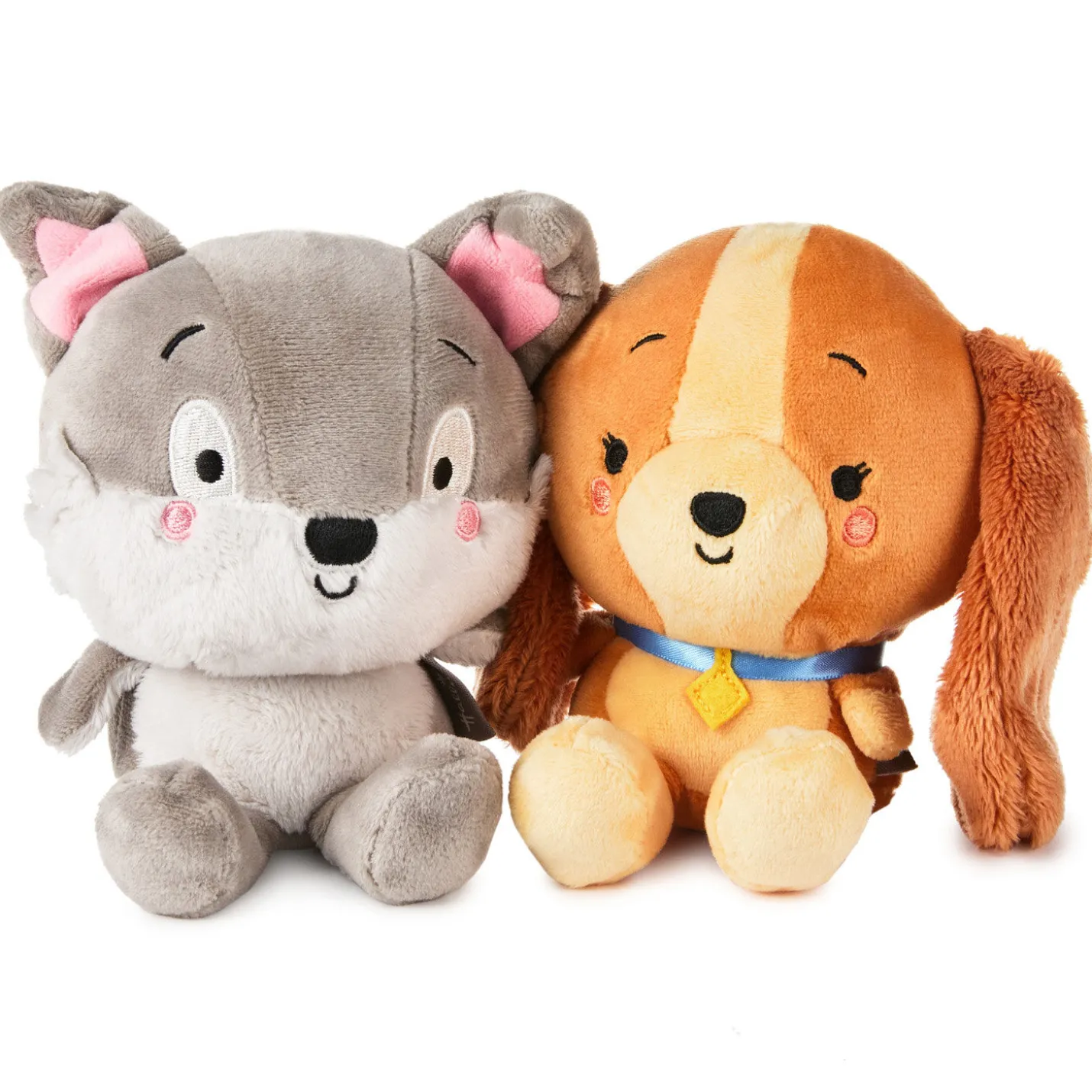 Better Together Disney Lady and the Tramp Magnetic Plush Pair, 5.5"