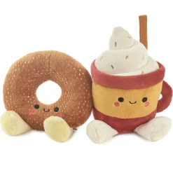 Better Together Doughnut and Latte Magnetic Plush, 7"