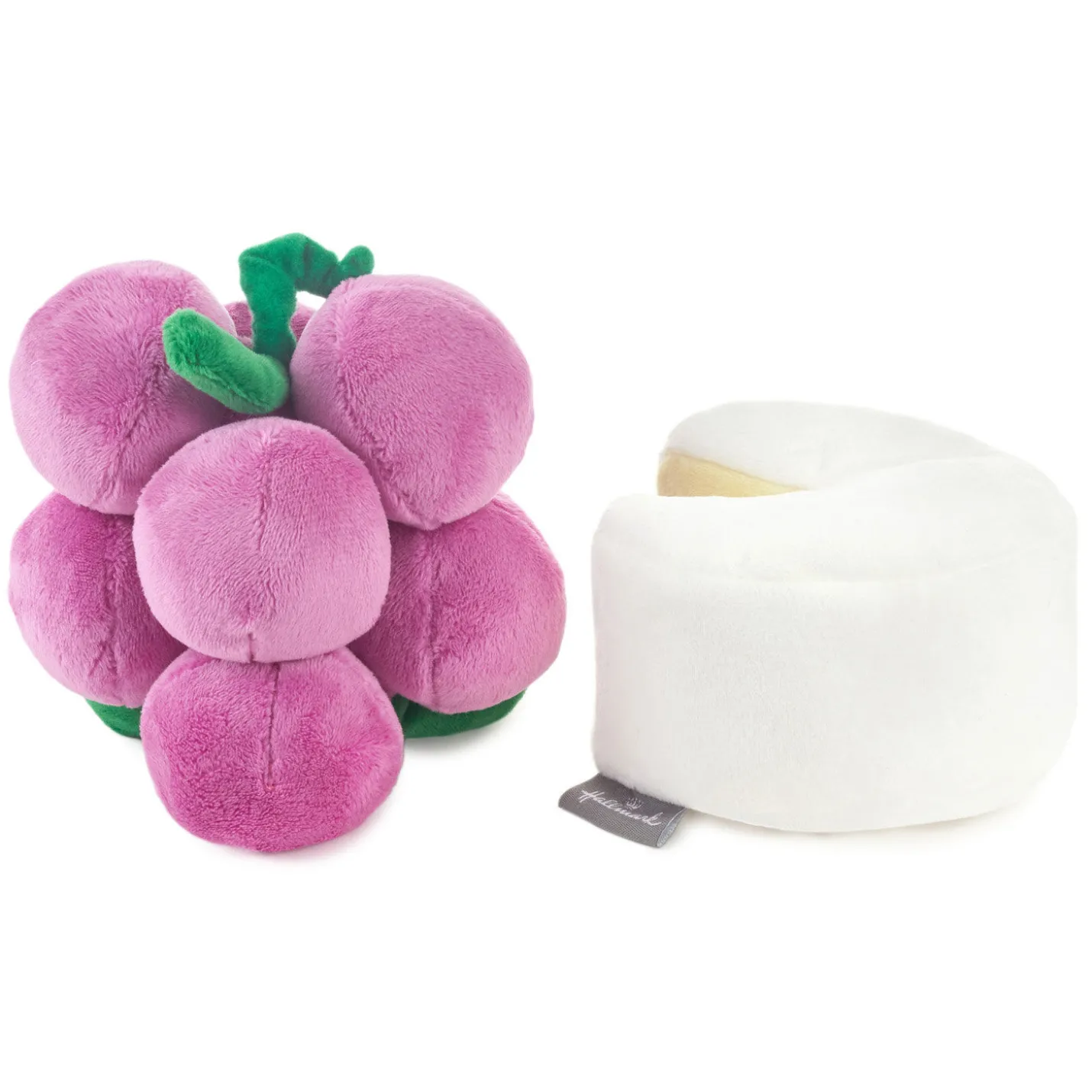 Better Together Grapes and Cheese Magnetic Plush, 5.75"
