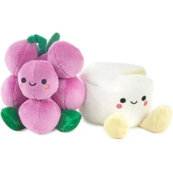 Better Together Grapes and Cheese Magnetic Plush, 5.75