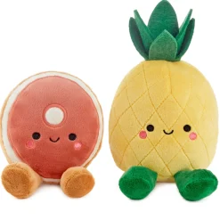 Better Together Ham and Pineapple Magnetic Plush Pair, 7