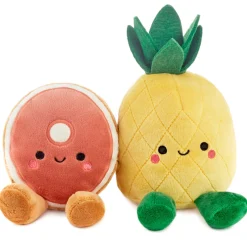Better Together Ham and Pineapple Magnetic Plush Pair, 7